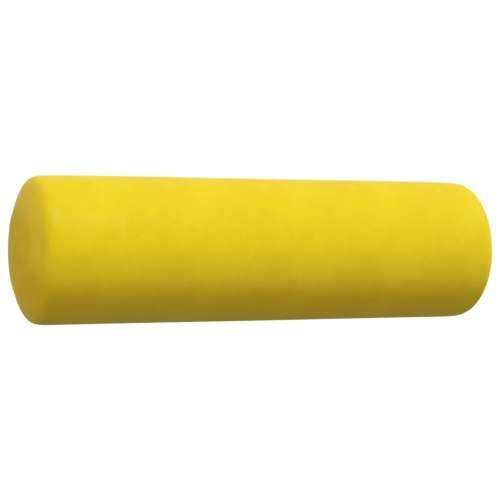 2-dijelni set sofa s jastucima žuti baršunasti - Žuta s jastučićima Cijena