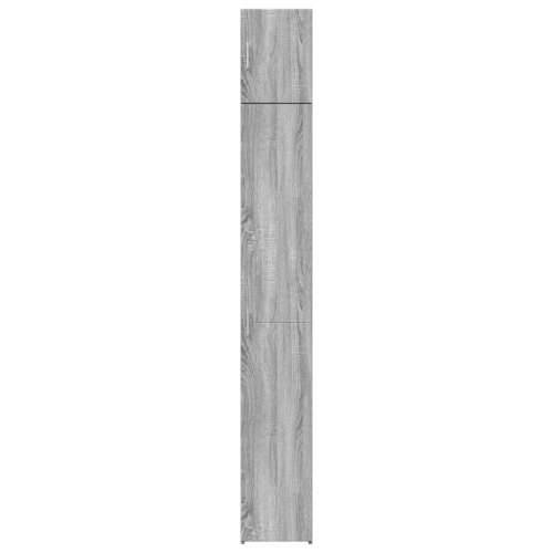 Uski ormarić za pohranu siva boja hrasta 30x42,5x225 cm drveni - Sivi hrast sonoma 1 Cijena