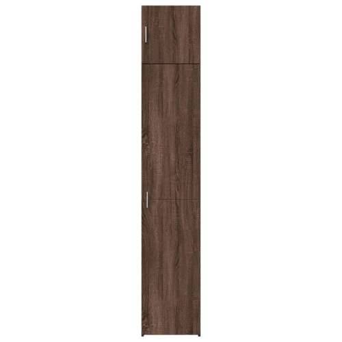 Uski ormarić za pohranu smeđa boja hrasta 40x42,5x225 cm drveni - Smeđi hrast 1 Cijena