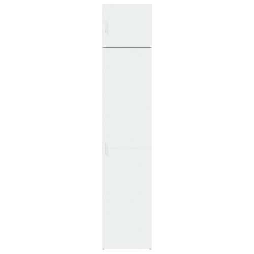 Uski ormarić za pohranu bijeli 40x42,5x225 cm konstruirano drvo - Bijela 1 Cijena