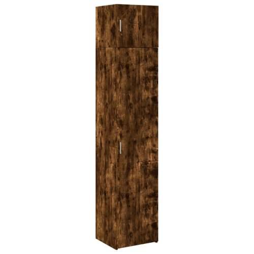 Uski ormarić za pohranu boja hrasta 45 x 42,5 x 225 cm drveni - Dimljeni hrast 1 Cijena