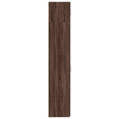 Uski ormarić za pohranu smeđa boja hrasta 45x42,5x225 cm drveni - Smeđi hrast 1 Cijena