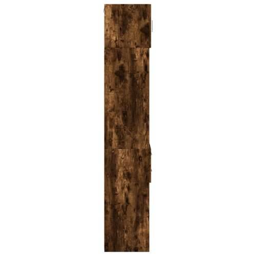 Uski ormarić za pohranu boja hrasta 45 x 42,5 x 225 cm drveni - Dimljeni hrast 1 Cijena