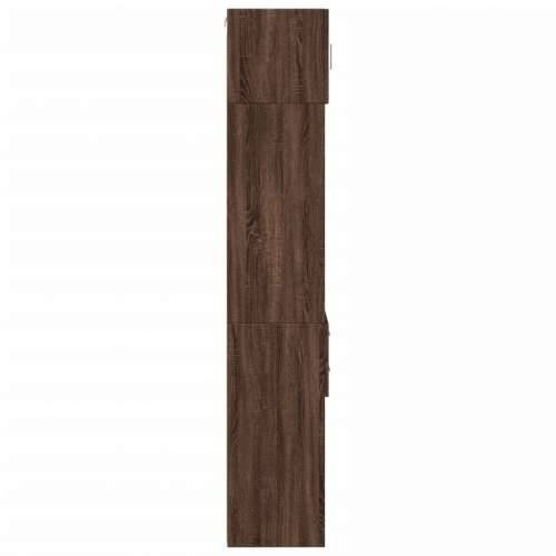 Uski ormarić za pohranu smeđa boja hrasta 45x42,5x225 cm drveni - Smeđi hrast 1 Cijena