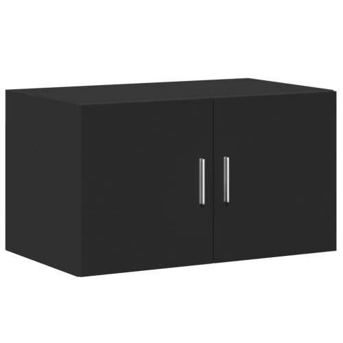 Omarić za pohranu crni 70 x 42,5 x 225 cm konstruirano drvo - Crna 1 Cijena
