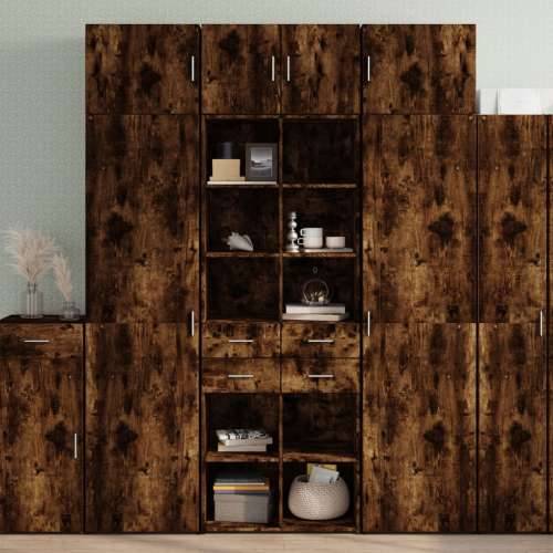 Ormarić za pohranu boja hrasta 70x42,5x225 cm konstruirano drvo - Dimljeni hrast 1 Cijena