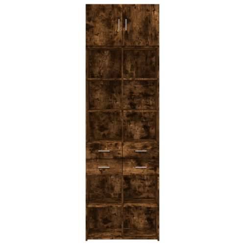 Ormarić za pohranu boja hrasta 70x42,5x225 cm konstruirano drvo - Dimljeni hrast 1 Cijena