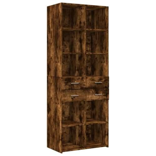 Ormarić za pohranu boja hrasta 70x42,5x225 cm konstruirano drvo - Dimljeni hrast 1 Cijena