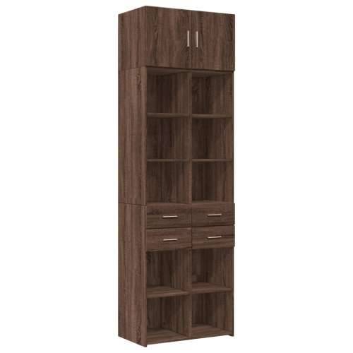 Ormarić za pohranu boja hrasta 70x42,5x225 cm konstruirano drvo - Smeđi hrast 1 Cijena