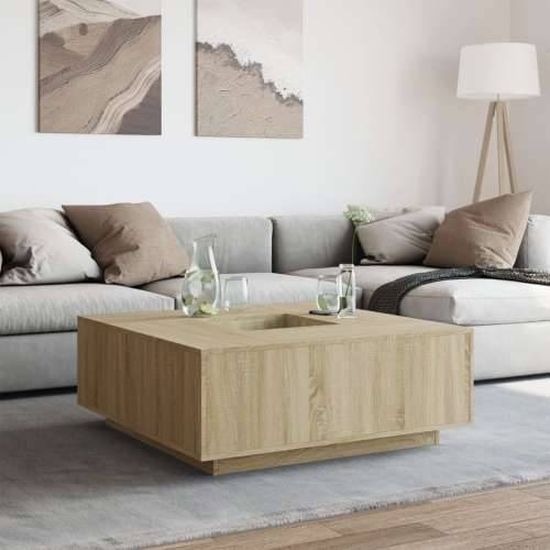 Stolić za kavu boja hrasta 100 x 100 x 40 cm konstruirano drvo - sonoma hrast 1 Cijena