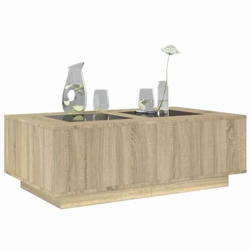 Stolić s beskonačnim LED svjetlima boja hrasta 116x69x40 cm - sonoma hrast 116 x 69 x 40 cm 1 Cijena