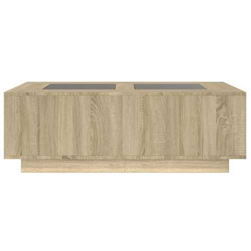 Stolić s beskonačnim LED svjetlima boja hrasta 116x69x40 cm - sonoma hrast 116 x 69 x 40 cm 1 Cijena
