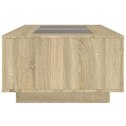 Stolić s beskonačnim LED svjetlima boja hrasta 116x69x40 cm - sonoma hrast 116 x 69 x 40 cm 1 Cijena