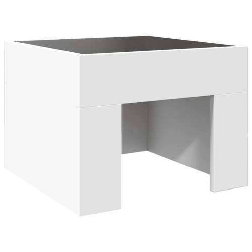 Noćni ormarić s beskonačnim LED svjetlima bijeli 40x40x30 cm - Bijela 1 Cijena
