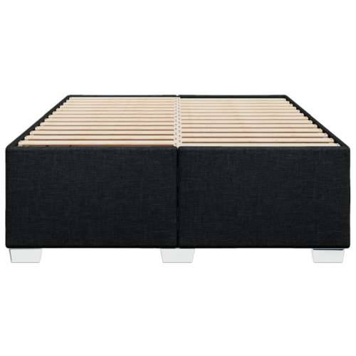 Okvir za krevet bez madraca crni 160x200 cm od tkanine - Crna 160 x 200 cm Cijena