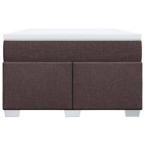 Krevet box spring s madracem tamnosmeđi 120 x 190 cm od tkanine - Tamno smeđa 120 x 190 cm Cijena