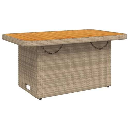 Vrtna garnitura - 2-dijelni set vrtnih sofa od poliratana s jastucima bež - bež i siva 90 x 55 x 40/71 cm 1 Cijena