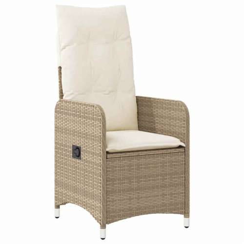 7-dijelni vrtni bistro set od poliratana s jastucima bež - 190 x 80 x 75 cm Bez naslona za noge 6 Cijena