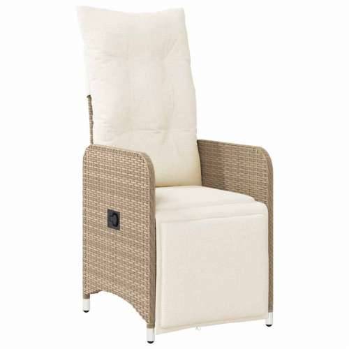 9-dijelni vrtni bistro set od poliratana s jastucima smeđi - 190 x 90 x 75 cm 8 Cijena