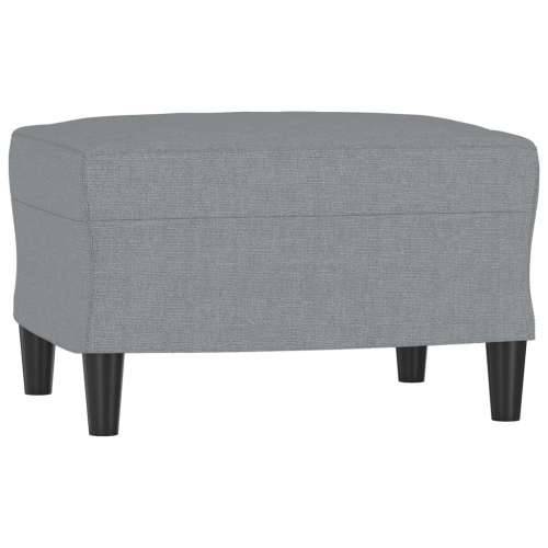 4-dijelni set sofa s jastucima svjetlosivi od tkanine - Svjetlosiva s jastucima i tabureom Cijena