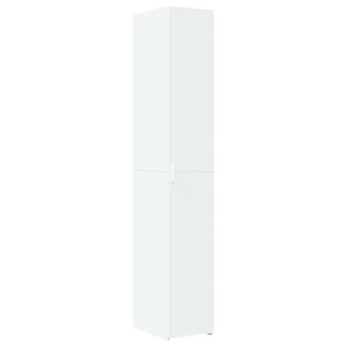 Uski ormarić za pohranu bijeli 30x42,5x225 cm konstruirano drvo - Bijela 1 Cijena