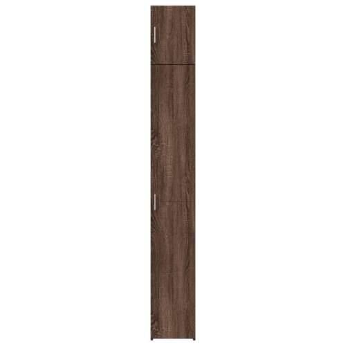 Uski ormarić za pohranu smeđa boja hrasta 30x42,5x225 cm drveni - Smeđi hrast 1 Cijena