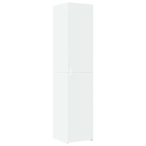 Uski ormarić za pohranu bijeli 40x42,5x225 cm konstruirano drvo - Bijela 1 Cijena