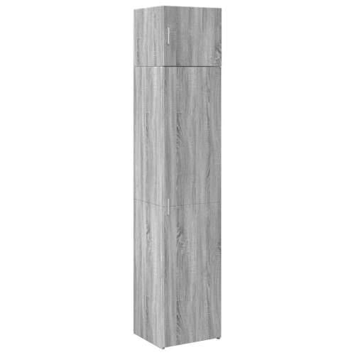 Uski ormarić za pohranu siva boja hrasta 45x42,5x225 cm drveni - Sivi hrast sonoma 1 Cijena