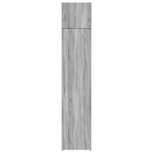 Uski ormarić za pohranu siva boja hrasta 45x42,5x225 cm drveni - Sivi hrast sonoma 1 Cijena