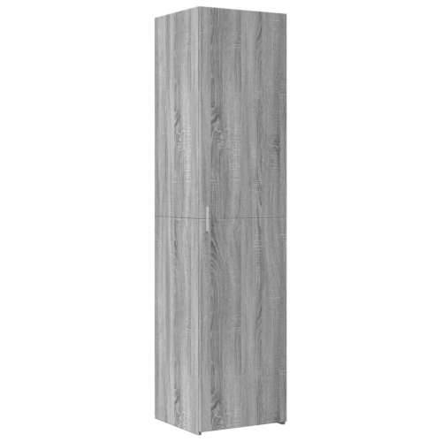 Uski ormarić za pohranu siva boja hrasta 45x42,5x225 cm drveni - Sivi hrast sonoma 1 Cijena
