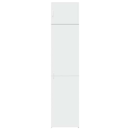 Uski ormarić za pohranu bijeli 50x42,5x225 cm konstruirano drvo Cijena