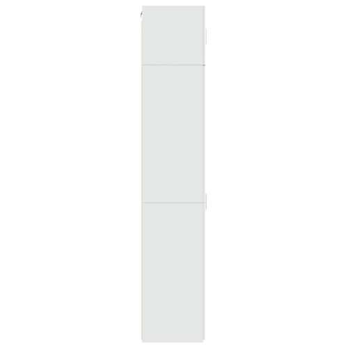 Uski ormarić za pohranu bijeli 50x42,5x225 cm konstruirano drvo Cijena