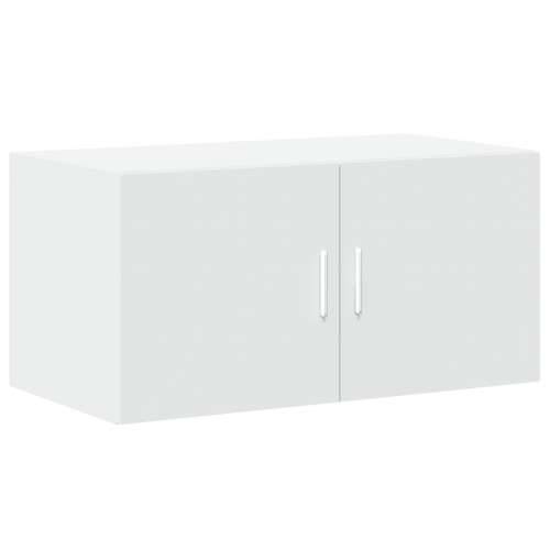 Ormarić za pohranu bijeli 80 x 42,5 x 225 cm konstruirano drvo - Bijela 1 Cijena