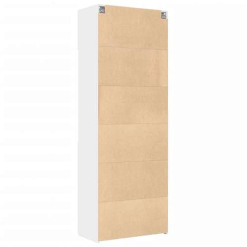 Ormarić za pohranu bijeli 80 x 42,5 x 225 cm konstruirano drvo - Bijela 1 Cijena