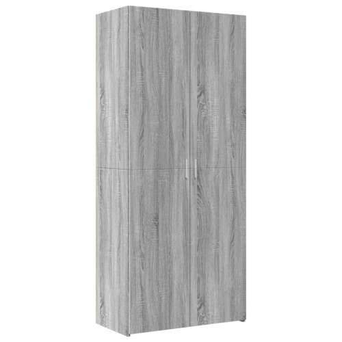 Ormarić za pohranu boja hrasta sonome 80 x 42,5 x 225 cm drveni Sivi hrast sonoma 1 Cijena