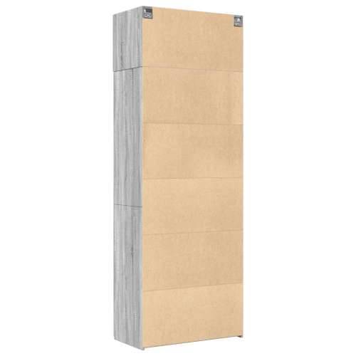 Ormarić za pohranu boja hrasta sonome 80 x 42,5 x 225 cm drveni Sivi hrast sonoma 1 Cijena