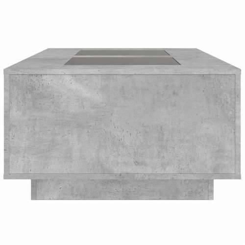 Stolić s beskonačnim LED siva boja betona 116x69x40 cm - Beton siva 116 x 69 x 40 cm 1 Cijena