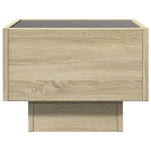 Noćni ormarić s beskonačnim LED boja hrasta sonome 40x40x30 cm - sonoma hrast 1 Cijena