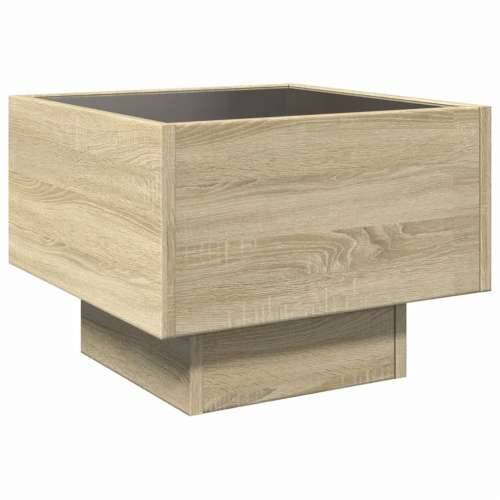 Noćni ormarić s beskonačnim LED boja hrasta sonome 40x40x30 cm - sonoma hrast 1 Cijena