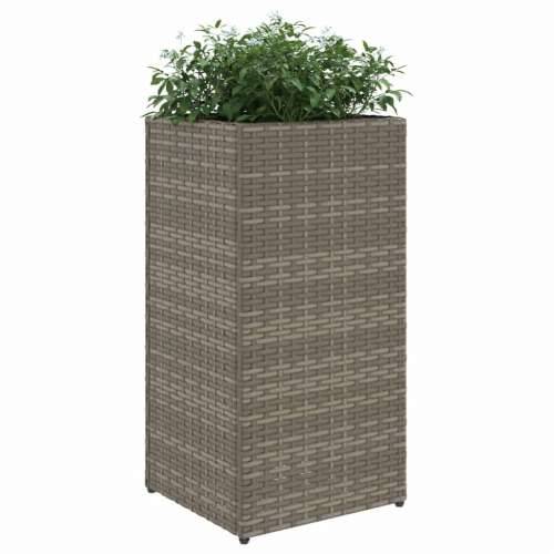 Vrtne sadilice 2 kom siva 30 x 30 x 60 cm od poliratana Siva 30 x 30 x 60 cm 2 Cijena