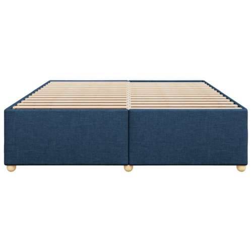 Okvir za krevet bez madraca plavi 200x200 cm od tkanine - Plava 200 x 200 cm Cijena