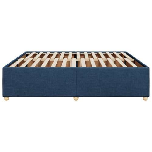 Okvir za krevet bez madraca plavi 200x200 cm od tkanine - Plava 200 x 200 cm Cijena