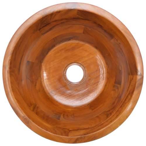 Lavabo - Umivaonik od masivne tikovine Φ 40 x 20 cm Cijena