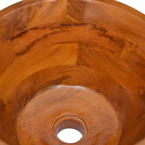 Lavabo - Umivaonik od masivne tikovine Φ 40 x 20 cm Cijena