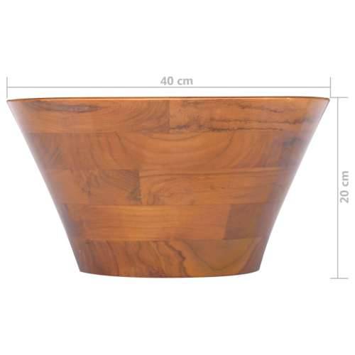 Lavabo - Umivaonik od masivne tikovine Φ 40 x 20 cm Cijena