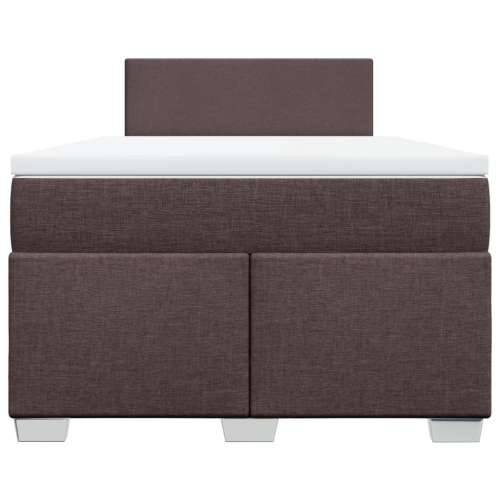 Krevet box spring s madracem tamnosmeđi 120 x 190 cm od tkanine - Tamno smeđa 120 x 190 cm Gladak dizajn Cijena