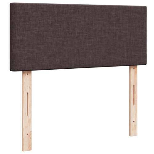 Krevet box spring s madracem tamnosmeđi 120 x 190 cm od tkanine - Tamno smeđa 120 x 190 cm Gladak dizajn Cijena