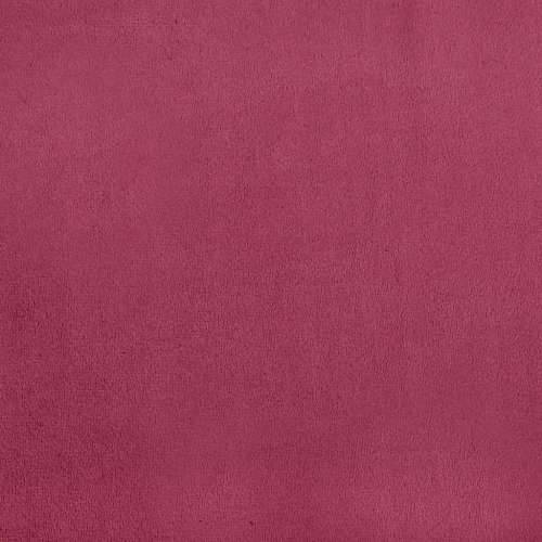 3-dijelni set sofa s jastucima crvena boja vina baršunasti - boja crnog vina S osloncem za noge Cijena