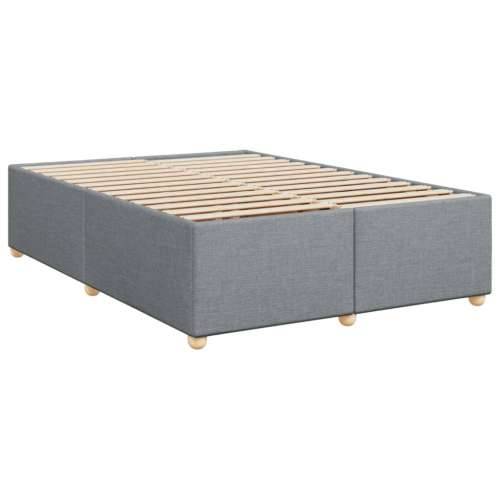 Krevet box spring s madracem svjetlosiva 160x200 cm tkanina - Svjetlosiva 160 x 200 cm Gladak dizajn Cijena
