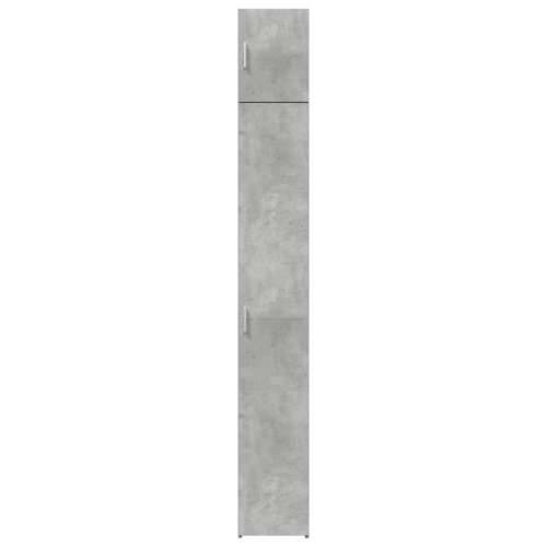 Uski ormarić za pohranu boja betona 30 x 42,5 x 225 cm drveni Beton siva 1 Cijena